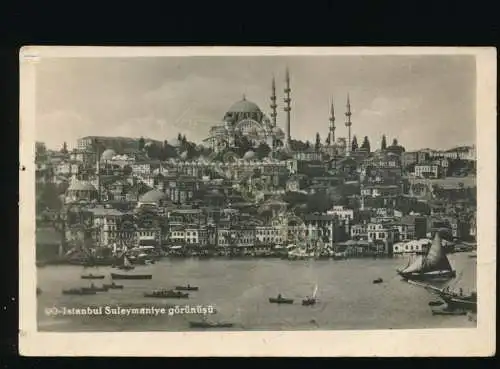 Istanbul Suleymäniye görünnüsü - Österreichsche Zensurstelle [KK02-0.026