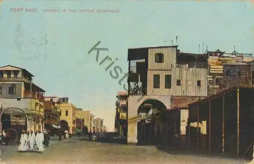 Port Said - Street in the Native Quarters [KO-159
