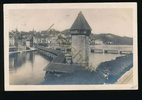 Luzern - Kapellbrücke und Wasserturm [KQ-159