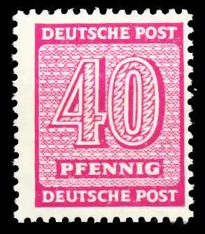 SBZ WESTSACHSEN Nr 136Ywc postfrisch 67B28A
