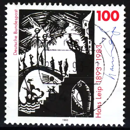 BRD 1993 Nr 1694 zentrisch gestempelt 1C5656