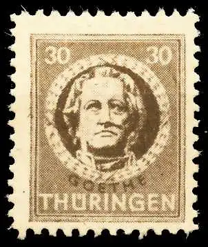 SBZ THÜRINGEN Nr 99AYaz1 postfrisch 67058E