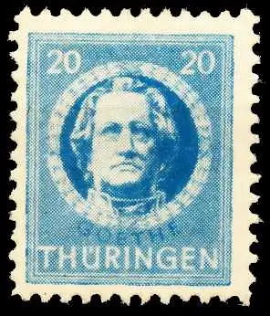 SBZ THÜRINGEN Nr 98AYz1 postfrisch 67062A