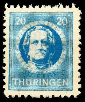 SBZ THÜRINGEN Nr 98AYz1 postfrisch 67064A