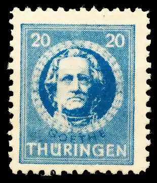 SBZ THÜRINGEN Nr 98AYz1 postfrisch 670692