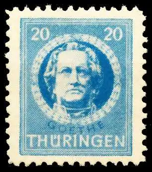 SBZ THÜRINGEN Nr 98AYz1 postfrisch 670706