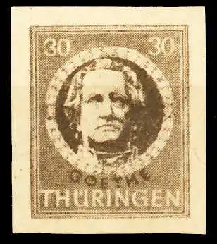 SBZ THÜRINGEN Nr 99BYaz2 postfrisch 6707EE