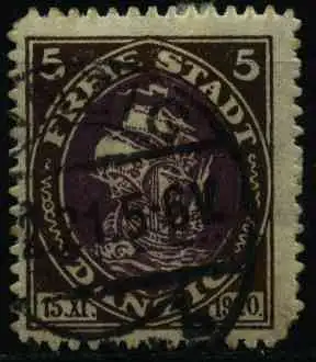 DANZIG 1921 Nr 53 gestempelt gepr. 0C57CE