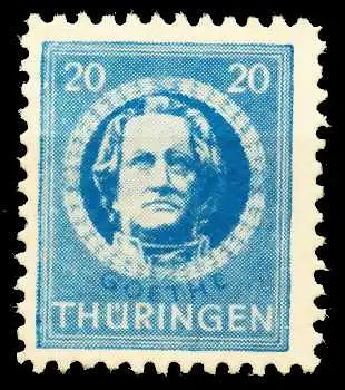 SBZ THÜRINGEN Nr 98AYz1 postfrisch 6705CA