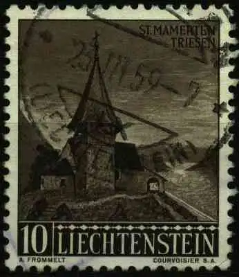 LIECHTENSTEIN 1957 Nr 362 gestempelt 0DF146