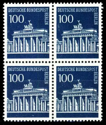 BERLIN DS BRAND. TOR Nr 290 postfrisch VIERERBLOCK 20E38A