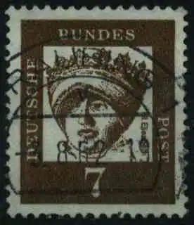 BRD DS BED. DEUT. Nr 348x gestempelt 0E6C82