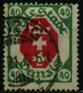 DANZIG 1921 Nr 79X gestempelt 0F4056