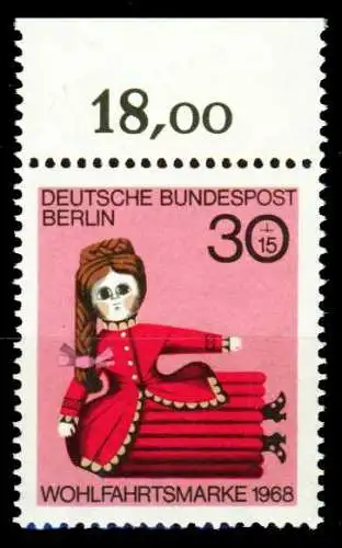 BERLIN 1968 Nr 324 postfrisch ORA 2BC9EA