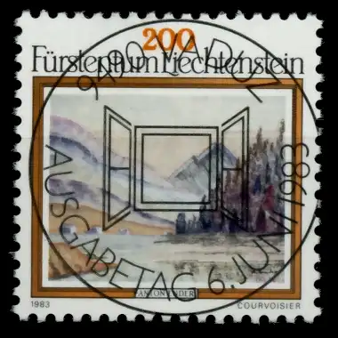 LIECHTENSTEIN 1983 Nr 823 ESST zentrisch gestempelt 6E69D6