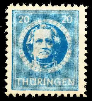 SBZ THÜRINGEN Nr 98AYz1 postfrisch 6705CE