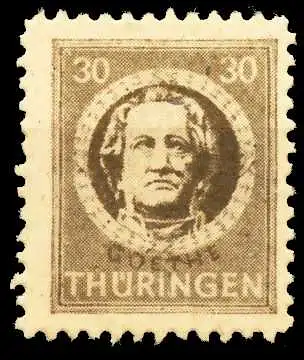 SBZ THÜRINGEN Nr 99AYaz2 postfrisch 6708A2