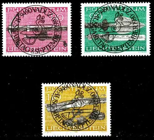 LIECHTENSTEIN 1980 Nr 751-753 ESST zentrisch gestempelt 1A29C6