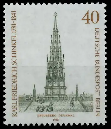 BERLIN 1981 Nr 640 postfrisch 1481EA