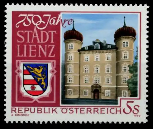 ÖSTERREICH 1992 Nr 2070 postfrisch SB4E43A