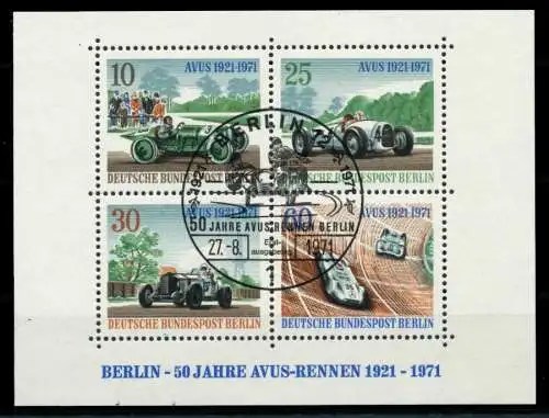 BERLIN 1971 Block 3-ESST ZENTR-ESST S0FC7A6