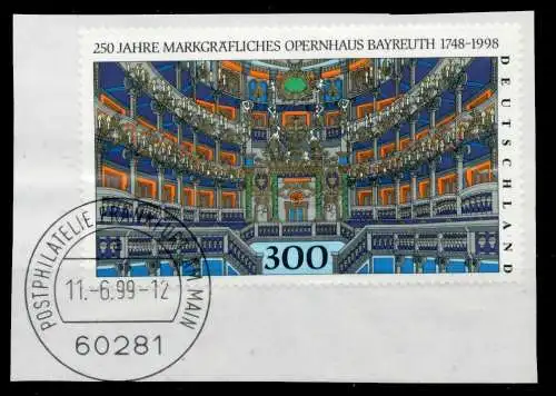 BRD 1998 Nr 1983 gestempelt Briefst³ck zentrisch 6C9082