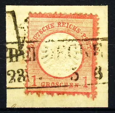 D-REICH Nr 19 gestempelt Briefst³ck zentrisch 38CD76