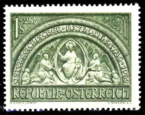 ÖSTERREICH 1952 Nr 977 postfrisch S870292