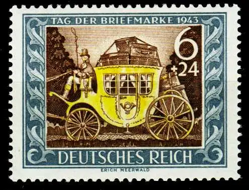 3. REICH 1943 Nr 828 postfrisch S7ACA92