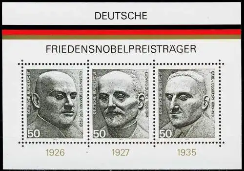 BRD BLOCK KLEINBOGEN Block 11 postfrisch 17A992