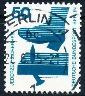 BERLIN DS UNFALLV Nr 408 zentrisch gestempelt 6319F6