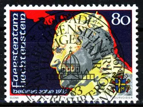 LIECHTENSTEIN 1983 Nr 830 ESST zentrisch gestempelt 19CB32