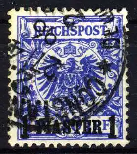 DEUTSCHE AUSLANDSPOSTÄMTER TÜRKEI Nr 8d gestempelt 1D027E