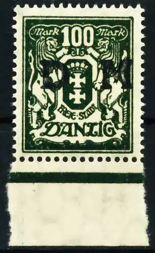 DANZIG DIENSTMARKEN Nr 37 postfrisch URA 60D666