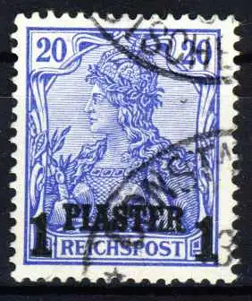 DEUTSCHE AUSLANDSPOSTÄMTER TÜRKEI Nr 14II gestempelt 1D2CFA