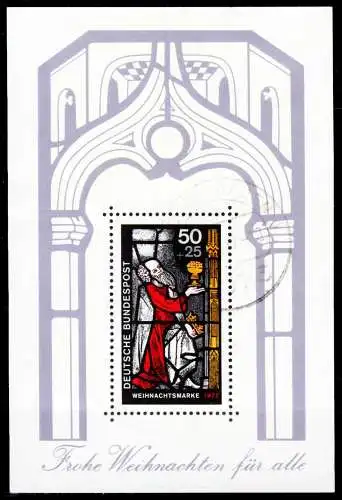 BRD BLOCK KLEINBOGEN Block 15 gestempelt 2C960E