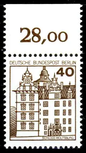 BERLIN DS BURGEN u. SCHLÖSSER Nr 614 postfrisch ORA 212FBE