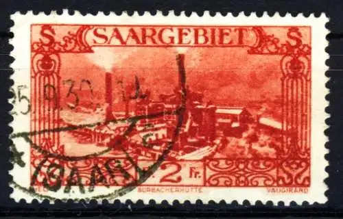 SAARGEBIET 1926 Nr 119 gestempelt 3BEF36