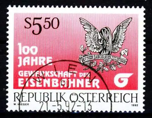 ÖSTERREICH 1992 Nr 2059 zentrisch gestempelt 21FAEA