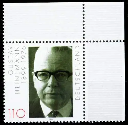 BRD 1999 Nr 2067 postfrisch ECKE-ORE 22B976