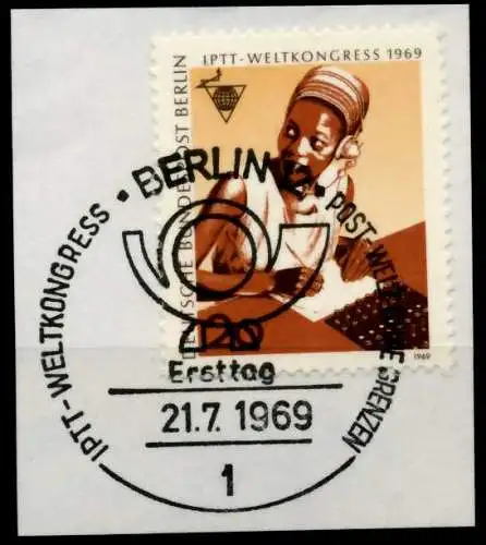 BERLIN 1969 Nr 343 ZENTR-ESST 5E8252
