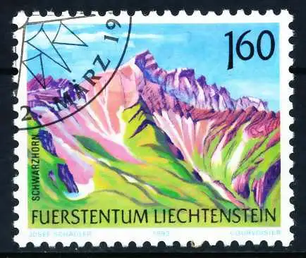 LIECHTENSTEIN 1992 Nr 1038 gestempelt SA1901A