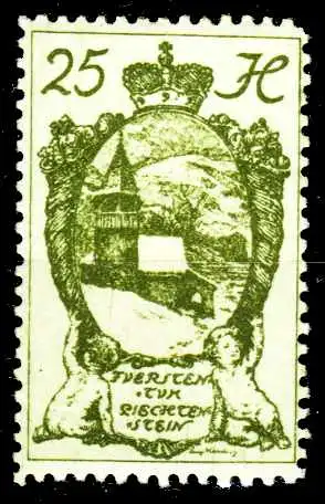 LIECHTENSTEIN 1920 Nr 29 postfrisch 263FCA