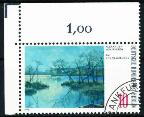 BERLIN 1972 Nr 423 gestempelt ECKE-OLI 610BC6