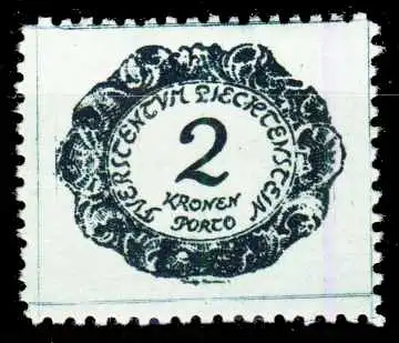 LIECHTENSTEIN PORTOMARKEN 1920 Nr 11 ungebraucht 26420E