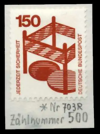 BRD DS UNFALLV Nr 703ARa ungebraucht 67B366