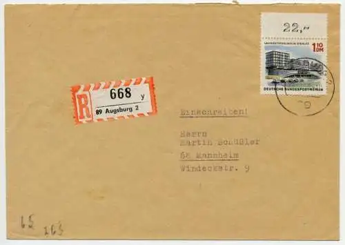 BERLIN 1965 Nr 265 BRIEF EF 5BC74A