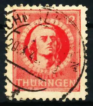 SBZ THÜRINGEN Nr 97AXa w zentrisch gestempelt 6770FA