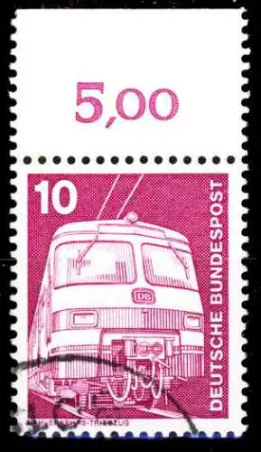 BRD DS INDUSTRIE u. TECHNIK Nr 847 gestempelt ORA 280966