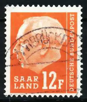 SAAR OPD 1957 Nr 414 gestempelt 5FA1B6